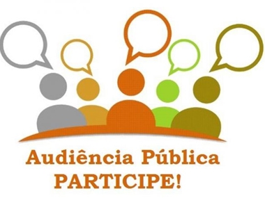 Participe! Audiência Pública referente à LDO 2023 e LOA 2023, em 07/12/2022 (quarta-feira), às 09 horas, no plenário da Câmara Municipal.